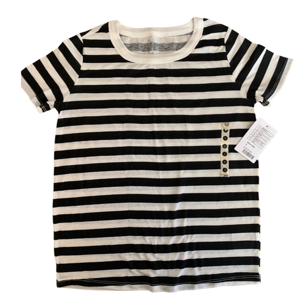 NWT Urban Outfitters BDG Black and White Striped Tee